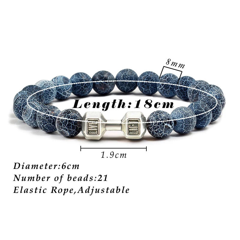 Men's Barbell Bracelet