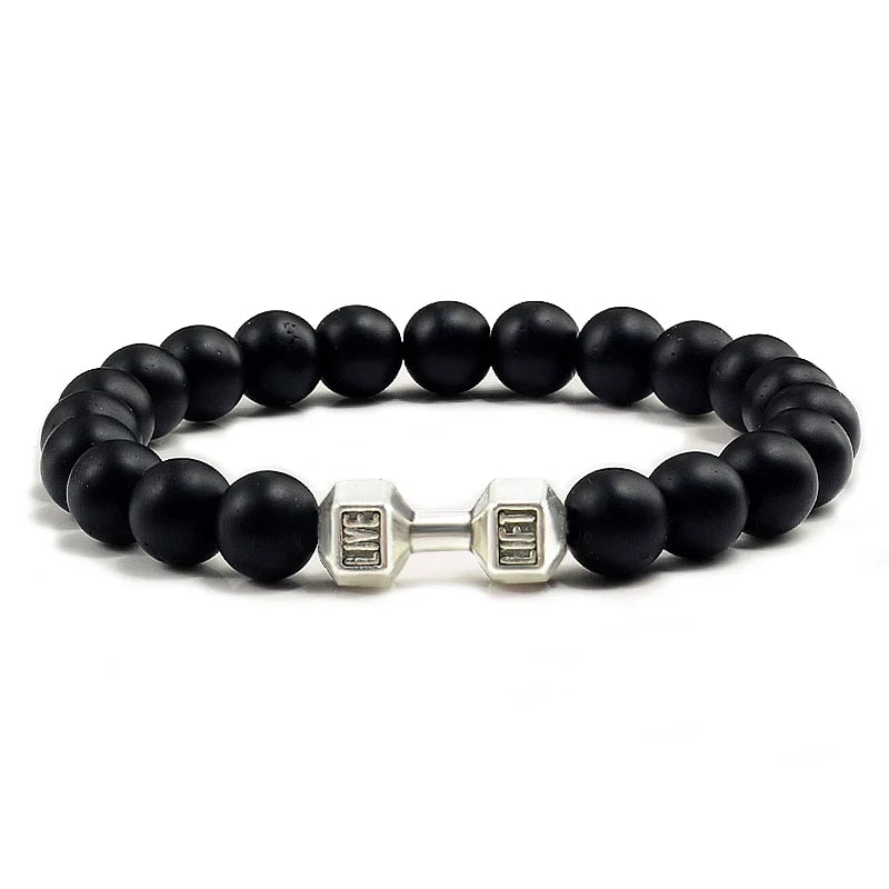 Men's Barbell Bracelet