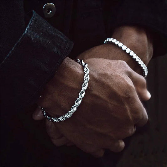 Men's Rope Chain Bracelet