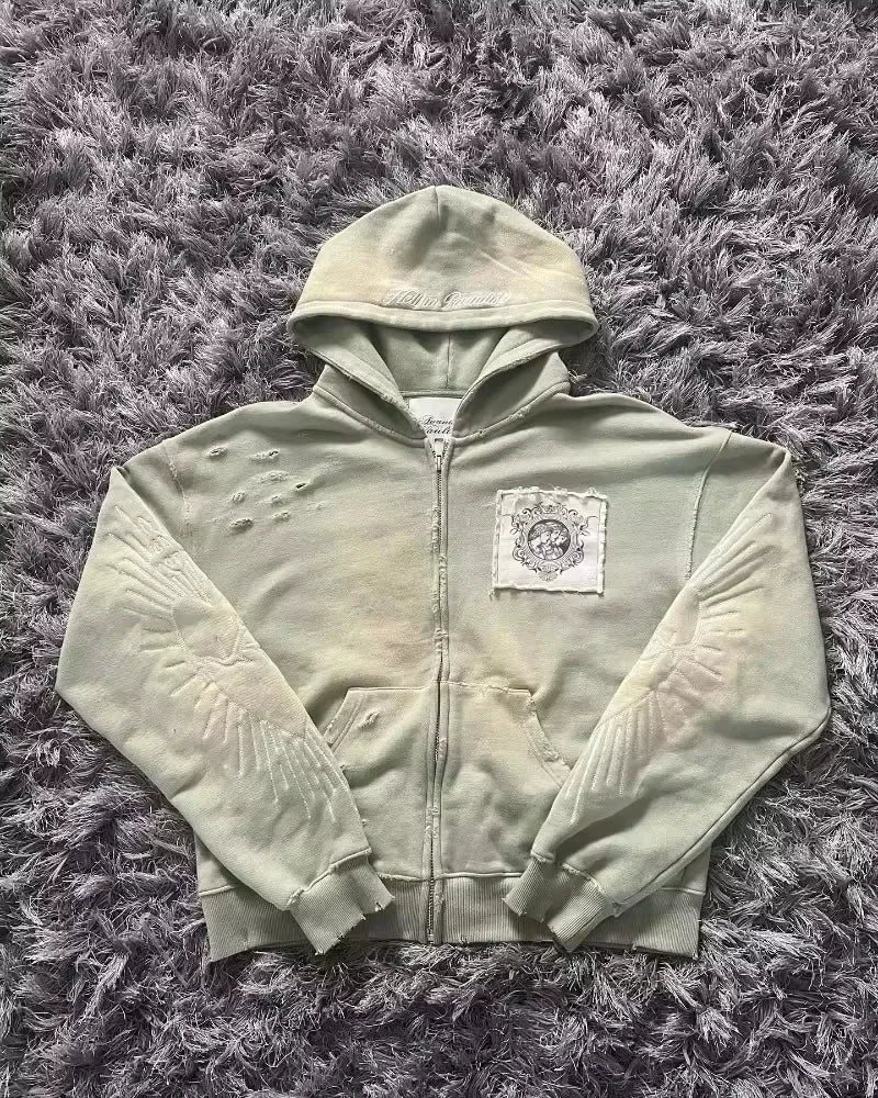 Padded Fleece Hoodie