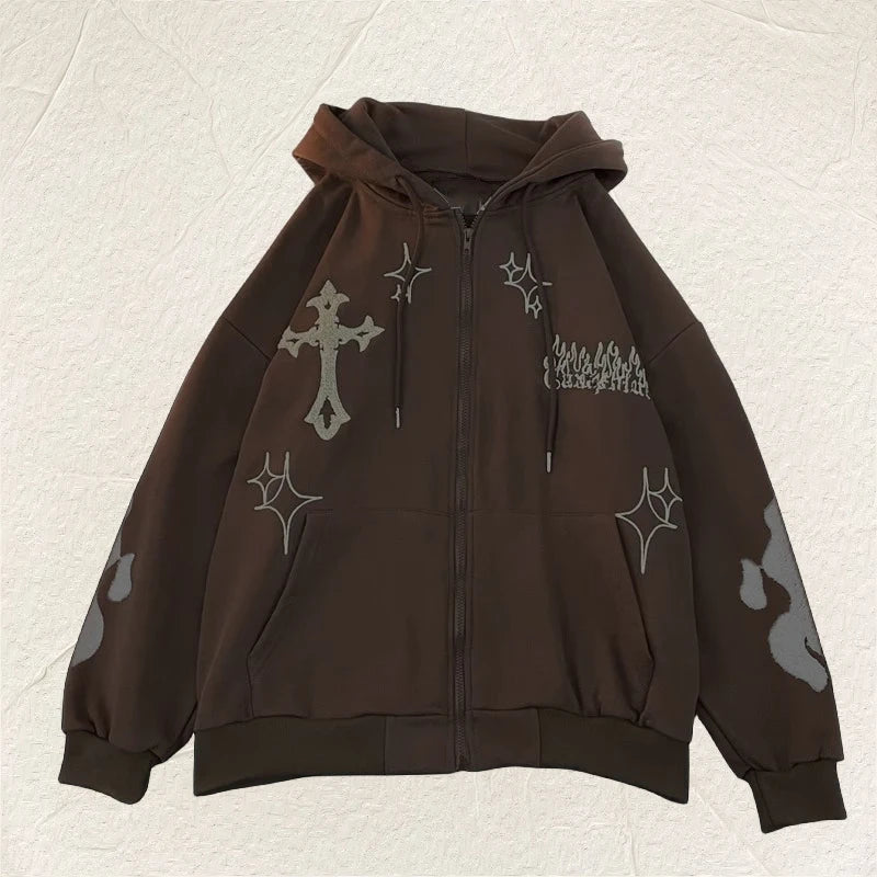 Cross Fire Zip-Up