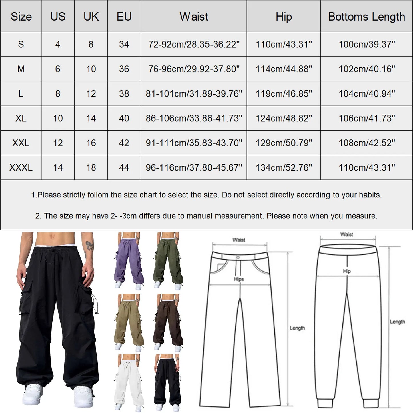 Men's Oversized Pants