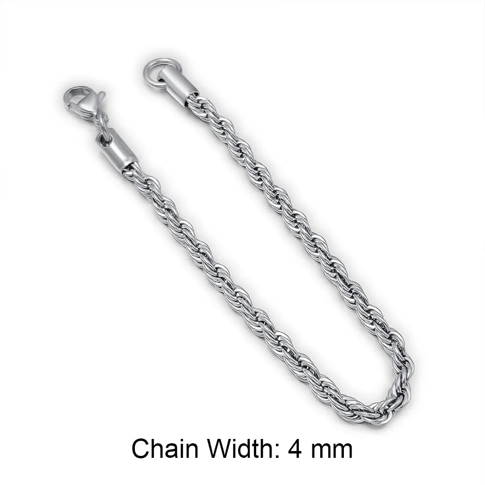 Men's Rope Chain Bracelet