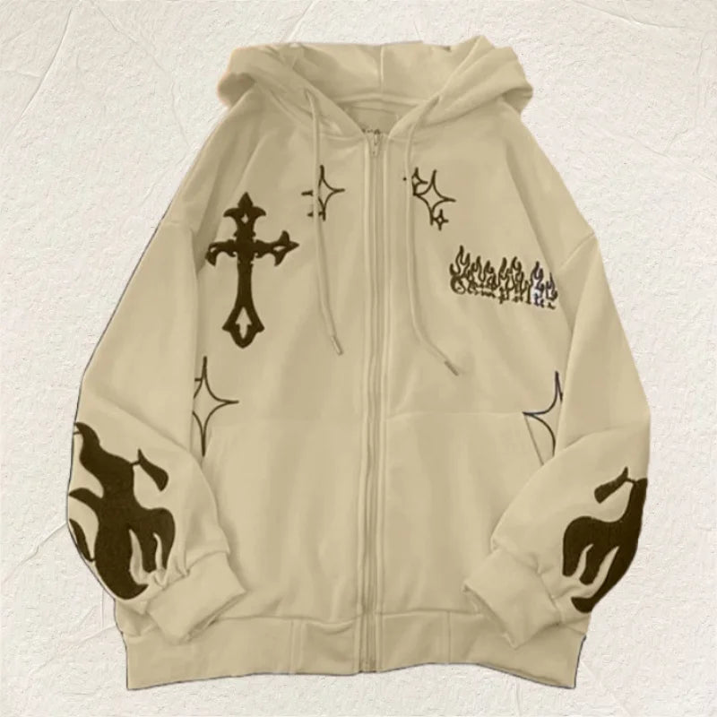 Cross Fire Zip-Up