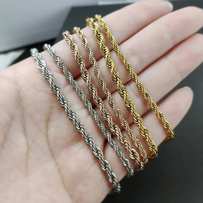 Men's Rope Chain Bracelet