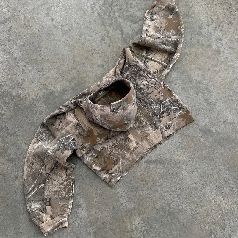 Men's Y2K Camo Hoodie