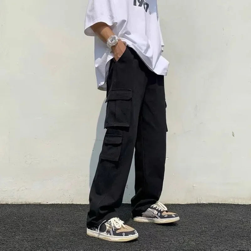 Men's White Cargo Pants